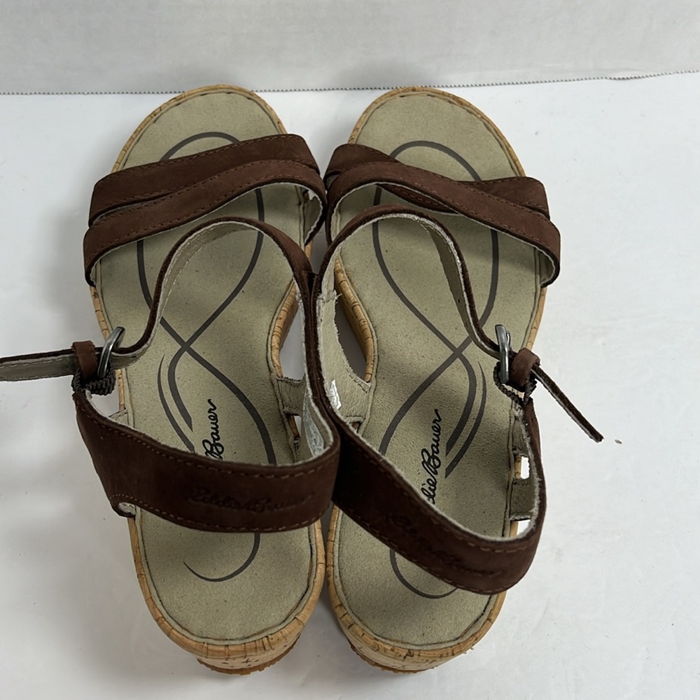 Eddie Bauer Kara ll Wedge Sandal brown size‎ 8.5 - Picture 4 of 15